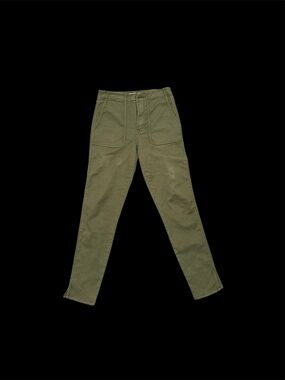 ✨ Joie khaki green
cargo pants with zipper pockets Size 26"✨